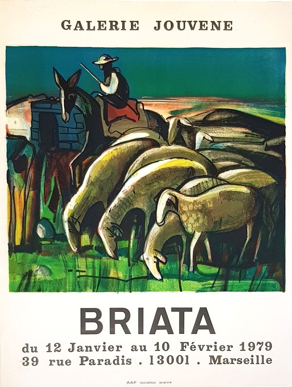 リトグラフ Briata - Galerie  Jouvene