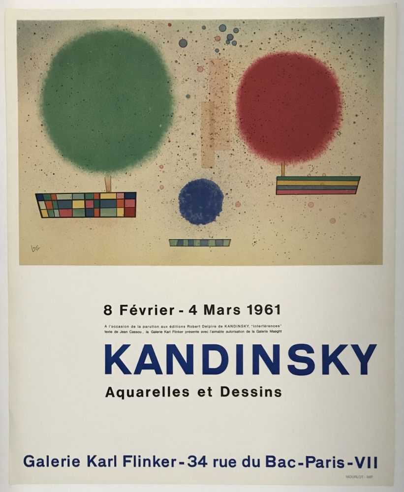 リトグラフ Kandinsky - Galerie Karl Flinker