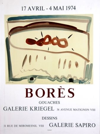 リトグラフ Bores - Galerie Kriegel
