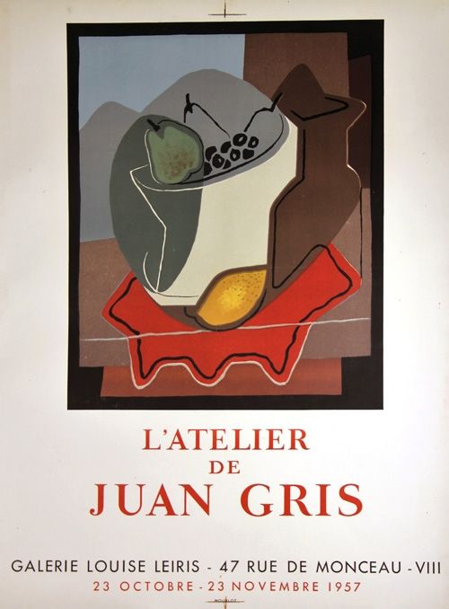 リトグラフ Gris  - Galerie Louise Leiris 