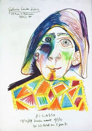 掲示 Picasso - Galerie Louise Leiris, Paris. Affiche originale. 