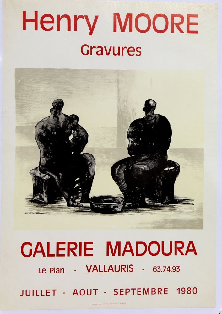 オフセット Moore - Galerie Madoura  Vallauris