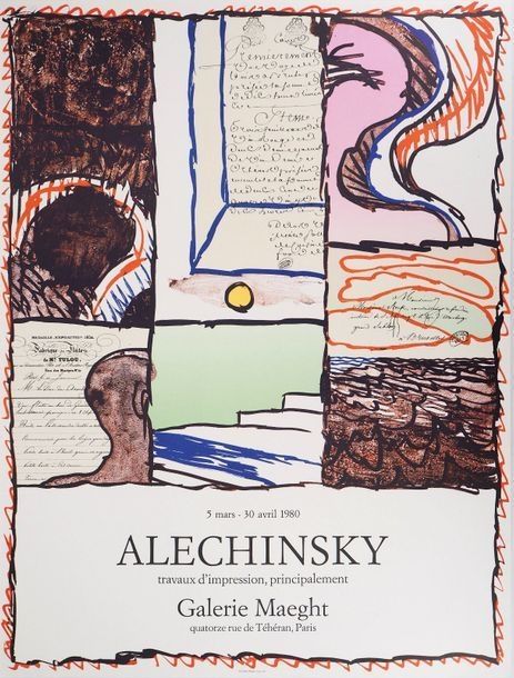 掲示 Alechinsky - Galerie Maeght