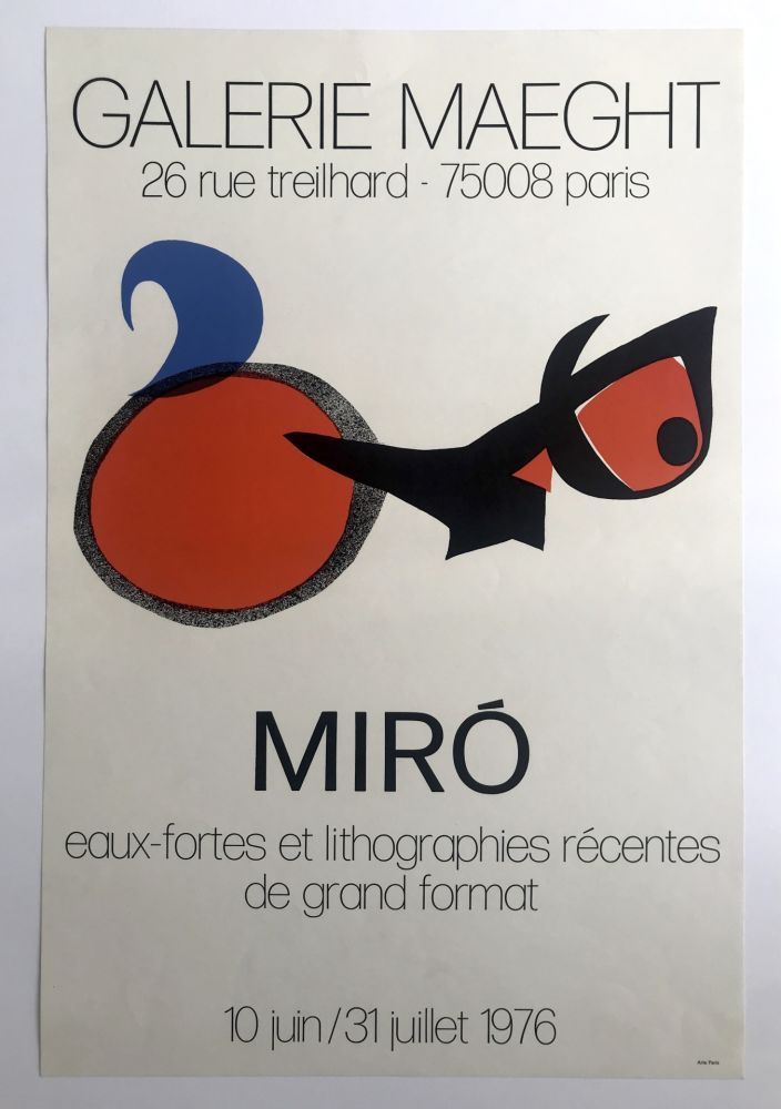 掲示 Miró - Galerie Maeght