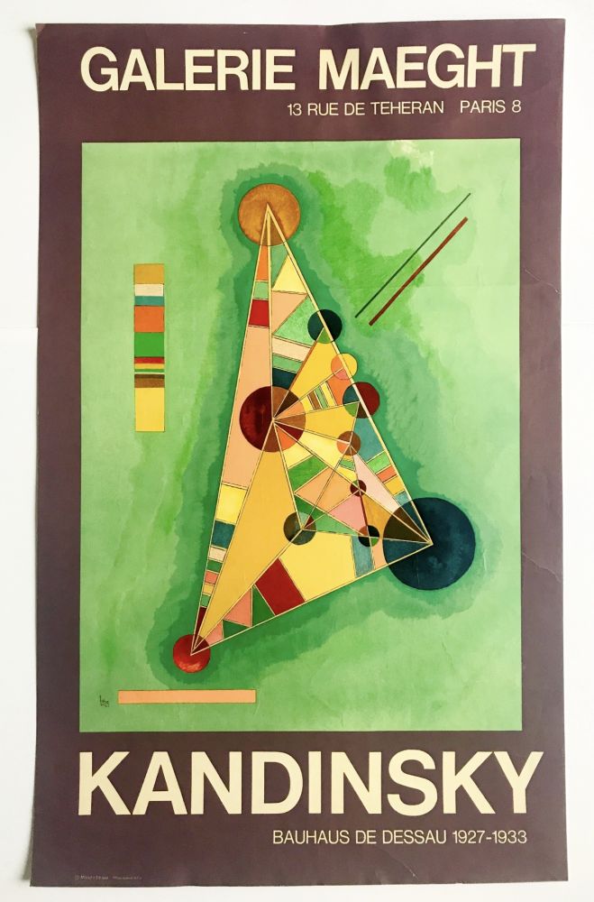 掲示 Kandinsky - Galerie Maeght / Bauhaus de Dessau