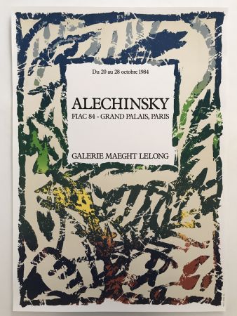 掲示 Alechinsky - Galerie Maeght Lelong - FIAC 84