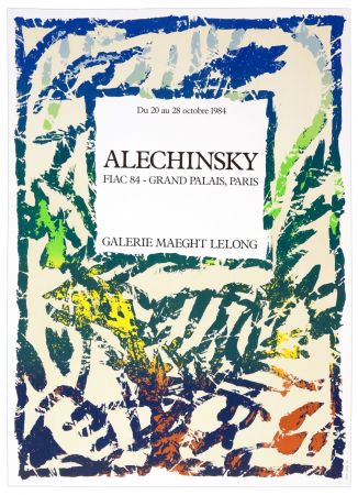 掲示 Alechinsky - Galerie Maeght Lelong, Alechinsky, FIAC 84, 1984