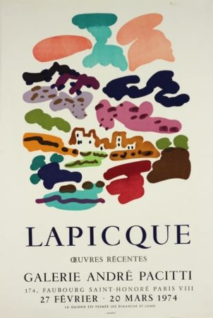 リトグラフ Lapicque - Galerie Pacitti