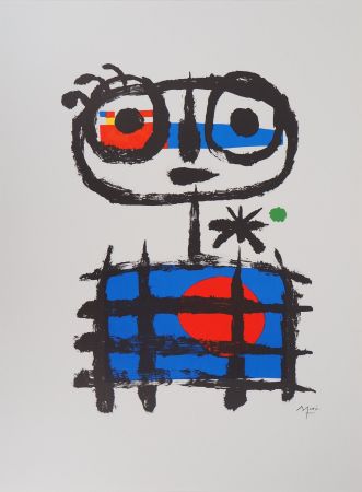 リトグラフ Miró - Garçon imaginaire