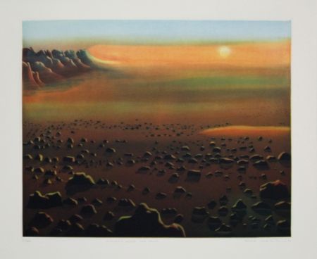 エッチングと　アクチアント Maibaum - Genesis:  Wüste und Sonne