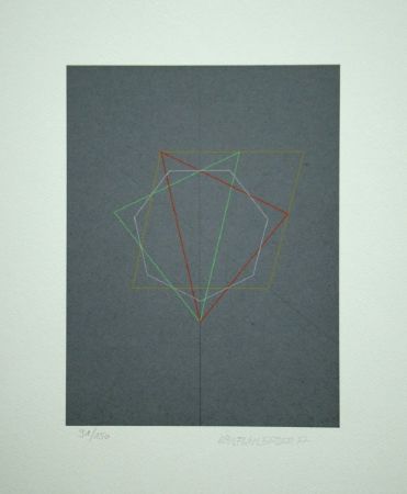 シルクスクリーン Erber - Geometric Composition
