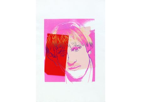 シルクスクリーン Warhol - Gerard Depardieu