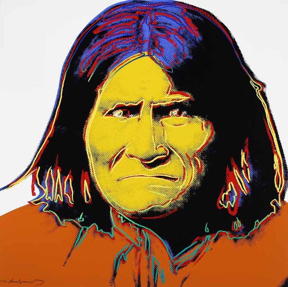 シルクスクリーン Warhol - Geronimo, from Cowboys and Indians