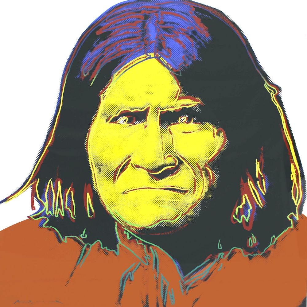シルクスクリーン Warhol - Geronimo (FS II.384)
