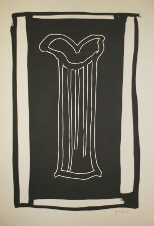 リノリウム彫版 Hernandez Pijuan - Gerro (Vase)