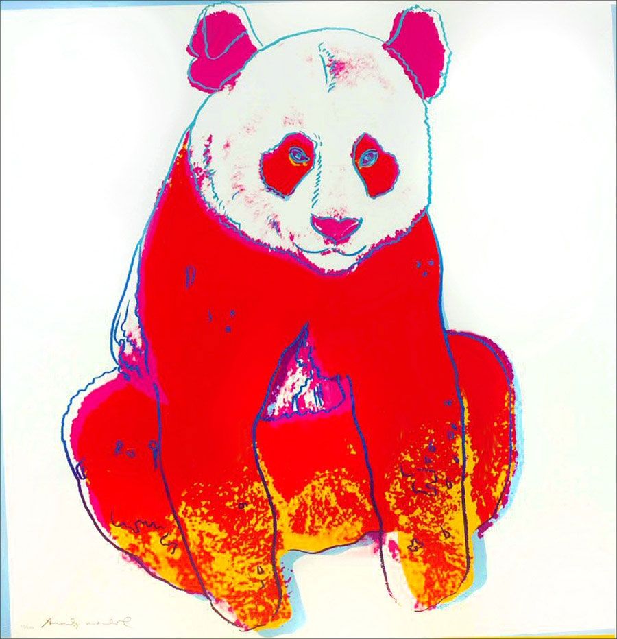 シルクスクリーン Warhol -  Giant Panda (FS II.295)