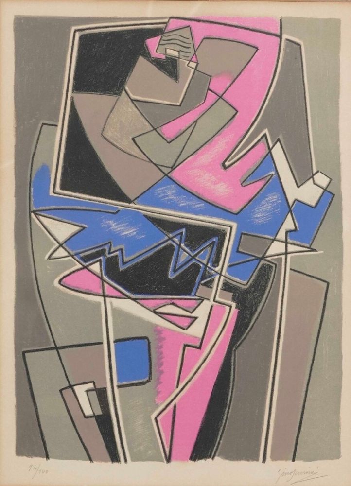 リトグラフ Severini - Gino Severini (1883–1966) - Ballerine - Lithograph on paper - 1954