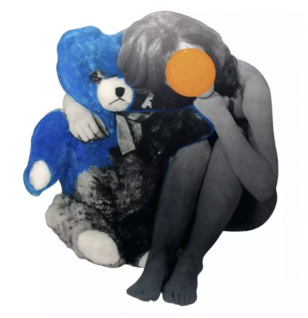 多数の Baldessari - Girl with Teddy Bear