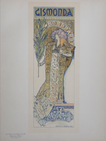リトグラフ Mucha - Gismonda - Les Maitres de L’Affiche, 1896