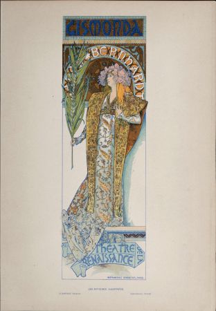 リトグラフ Mucha - Gismonda (Sarah Bernhardt), 1896