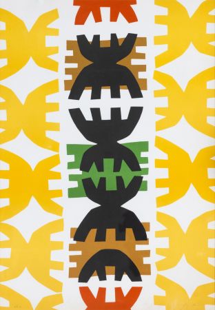 リトグラフ Capogrossi - Giuseppe Capogrossi (1900 - 1972) - Quarzo N. 3 - Lithograph on paper - 1970