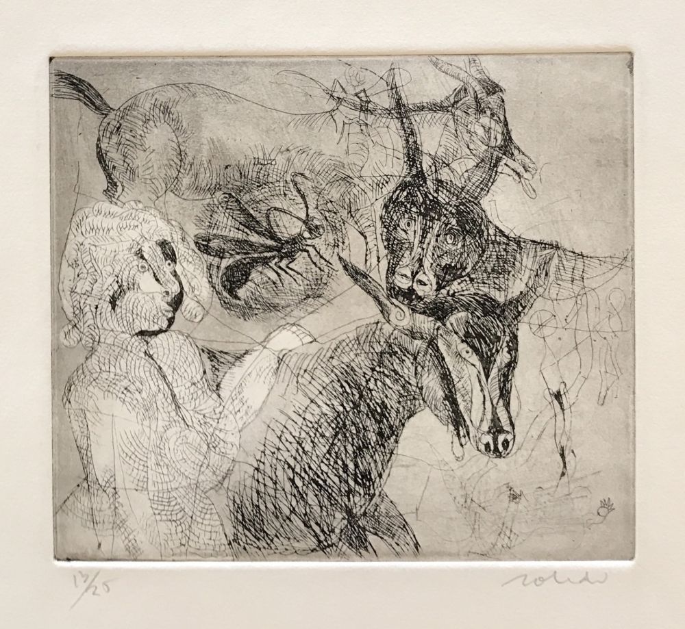 彫版 Toledo - Goats with Woman 