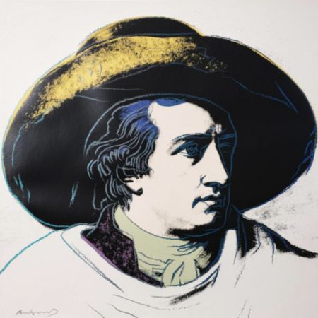 シルクスクリーン Warhol - Goethe