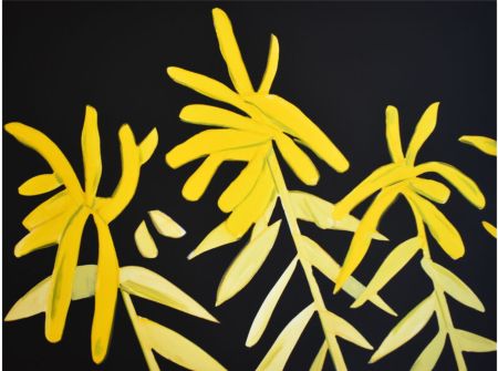 シルクスクリーン Katz - Goldenrod from the Flowers portfolio