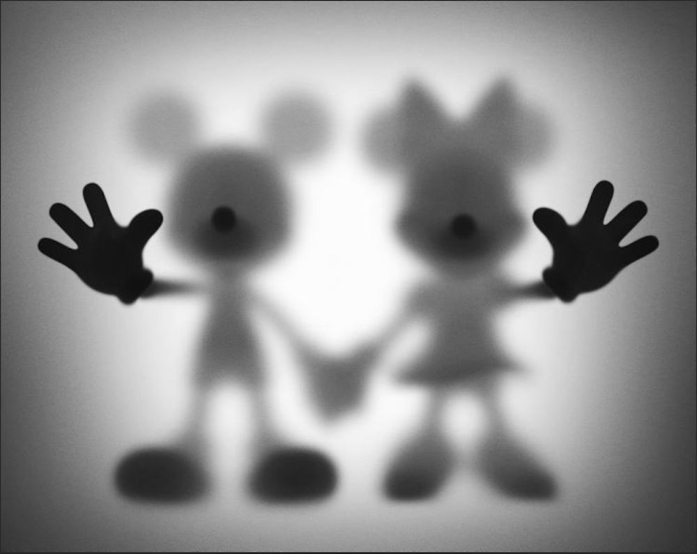 デジタル版画 Burdon - Gone Mickey and Minnie