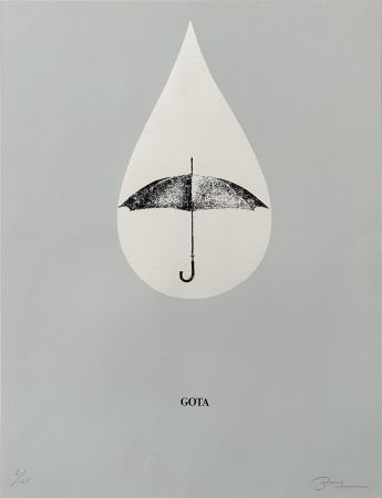 シルクスクリーン Brossa - Gota