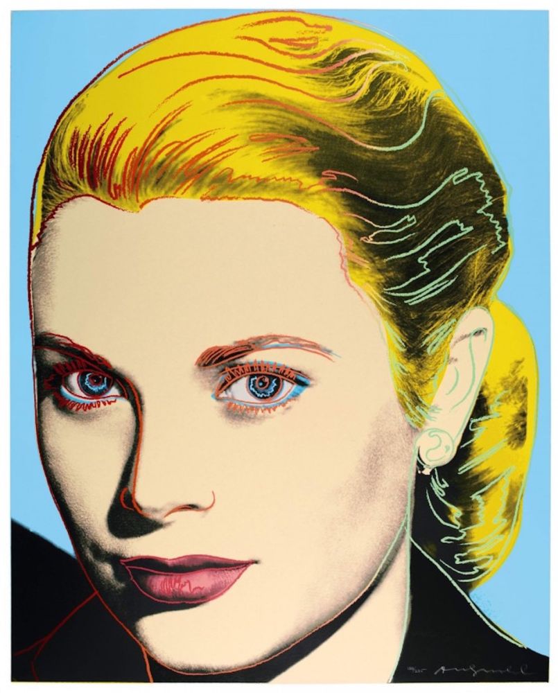 シルクスクリーン Warhol - Grace Kelly (FS II.305)