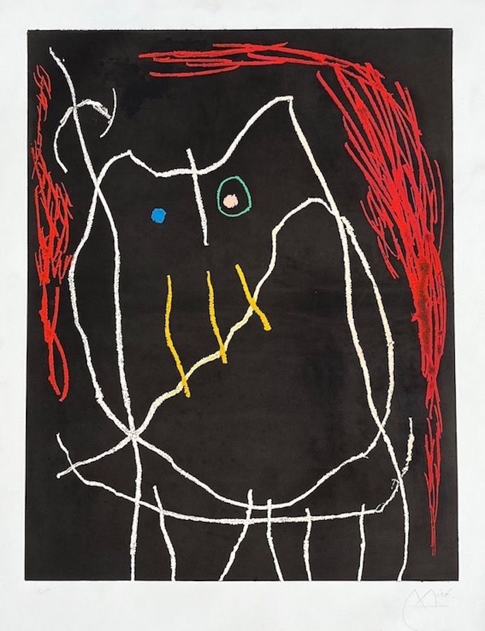 エッチング Miró - Grand Duke II