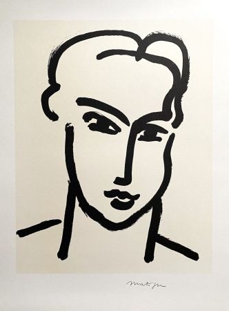 掲示 Matisse (After) - Grande Tête De Katia