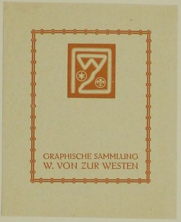 木版 Fölkersam (Von) - Graphische Sammlung W. von Zur Westen