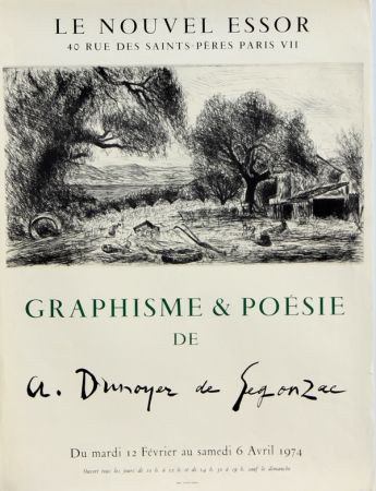 掲示 De Segonzac - Graphisme et Poésie