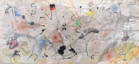 リトグラフ Miró - Graphismes (A), 1961 - Triptych