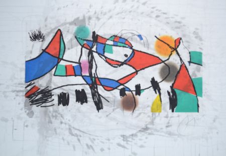 彫版 Miró - Gravure Pour Un Exposition - D606