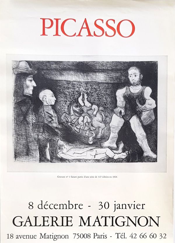 オフセット Picasso - Gravures  Galerie  Matignon