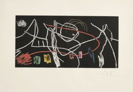 エッチングと　アクチアント Miró - Gravures Pour Une Exposition