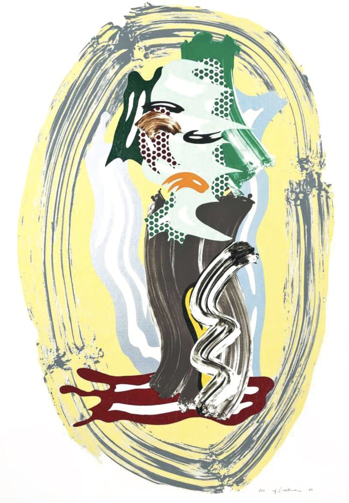 多数の Lichtenstein - Green Face