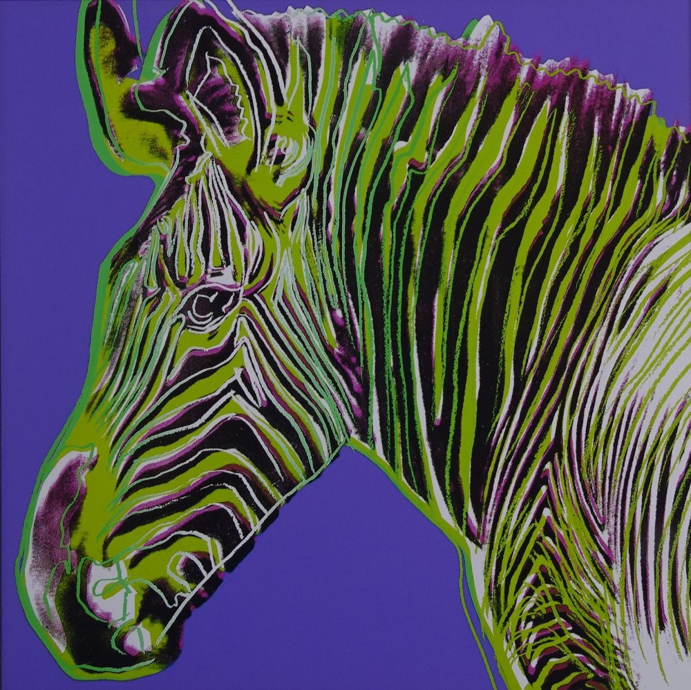シルクスクリーン Warhol - Grevy’s zebra