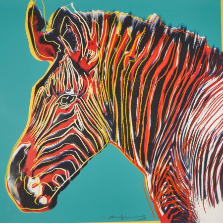 シルクスクリーン Warhol - Grevys Zebra (FS II.300)