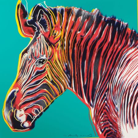 シルクスクリーン Warhol - Grevys Zebra (FS II.300)