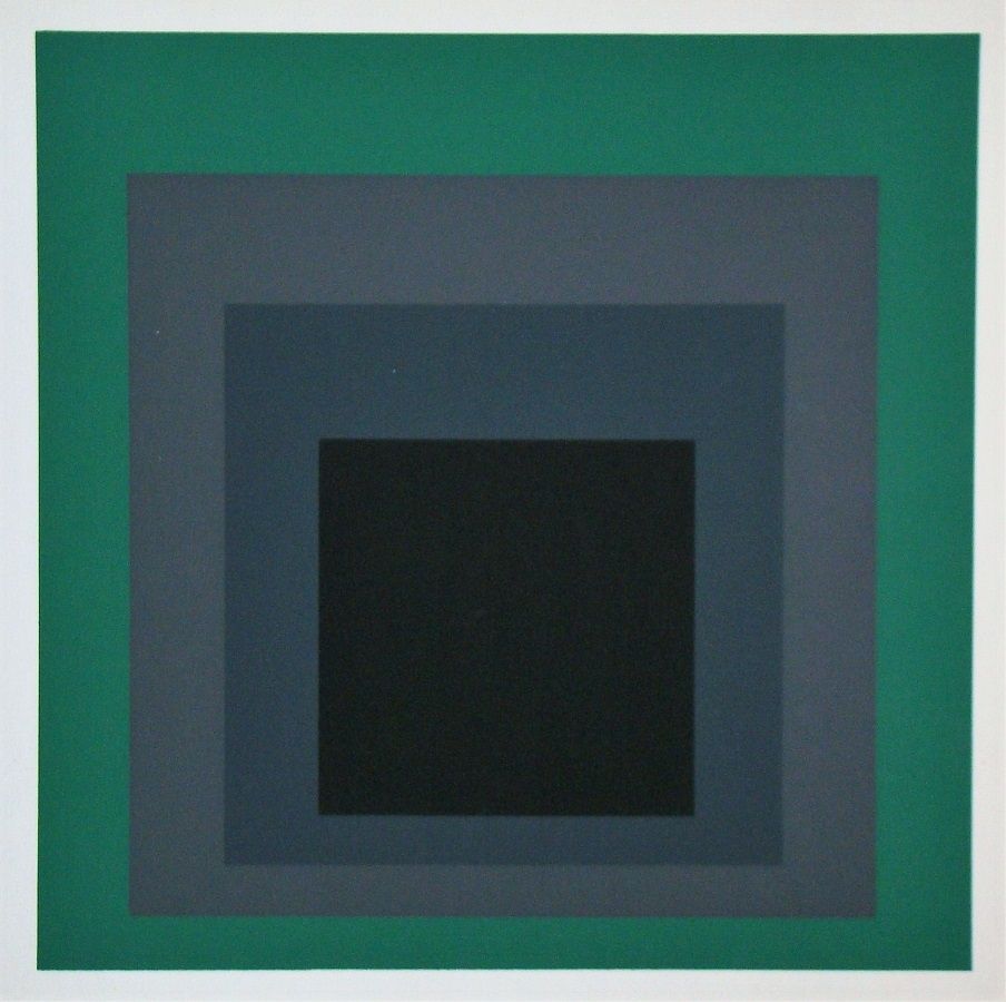 シルクスクリーン Albers - Grisaille and Patina, 1965