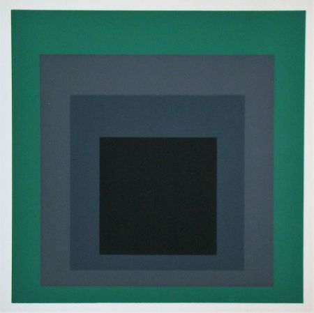 シルクスクリーン Albers - Grisaille and Patina, 1965