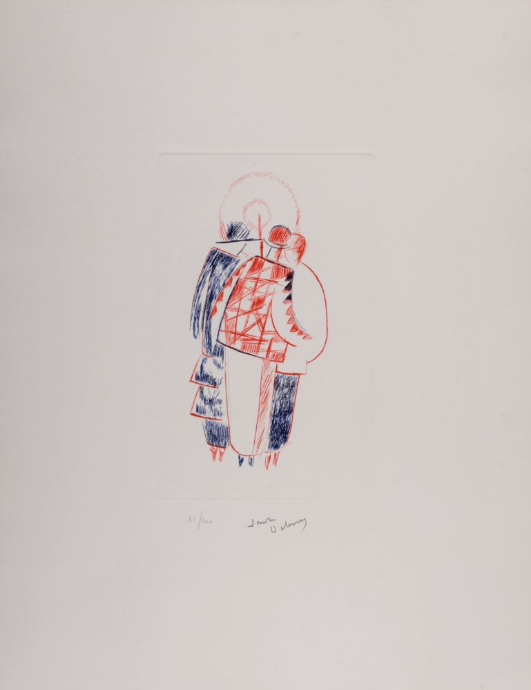 エッチング Delaunay - Groupe de femmes, 1978 - Hand-signed