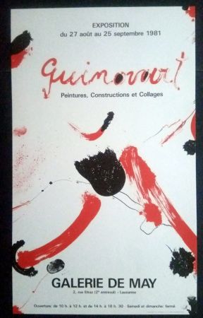 掲示 Guinovart - Guinovart - Peintures construccions et collages Galeria de May 1981