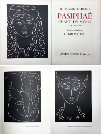 挿絵入り本 Matisse - H. de Montherlant: PASIPHAE.  148 gravures originales d'Henri Matisse (1944)
