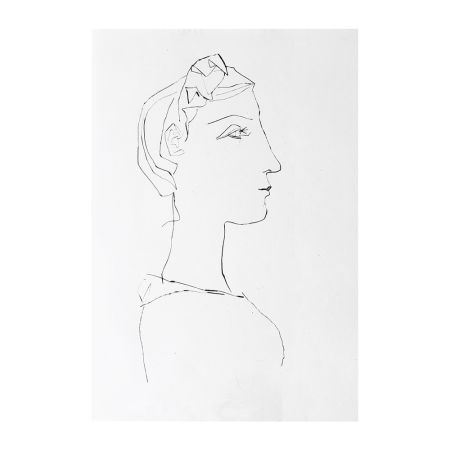 彫版 Picasso - Head of a Woman in Profile