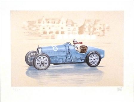 リトグラフ Lavictoire - Helle Nice - Bugatti